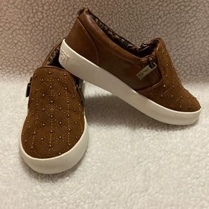 Nine West Toddler Girls Canvas Shoe Size 11